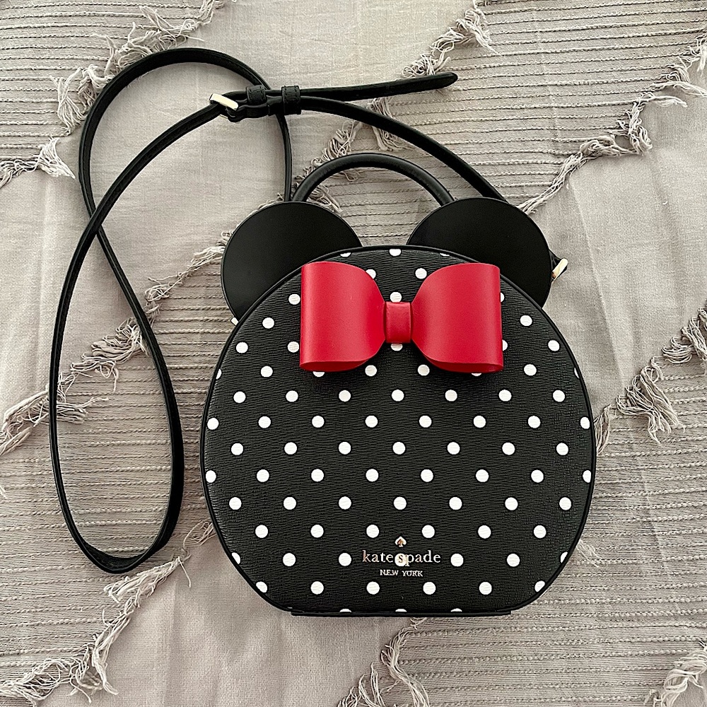 BNWOT! Kate Spade Minnie Mouse Crossbody Bag With Detachable Strap